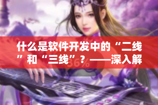 什么是软件开发中的“二线”和“三线”?——深入解析 什么是软件开发中的“二线”和“三线”?——深入解析