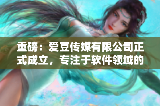 重磅：爱豆传媒有限公司正式成立，专注于软件领域的报道与分析！