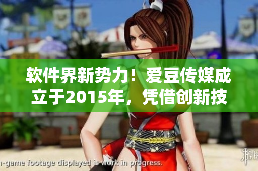 软件界新势力！爱豆传媒成立于2015年，凭借创新技术引领市场风向