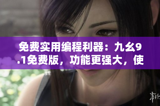 免费实用编程利器：九幺9.1免费版，功能更强大，使用更轻松