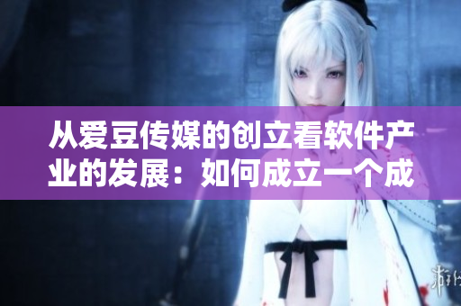 从爱豆传媒的创立看软件产业的发展：如何成立一个成功的软件公司