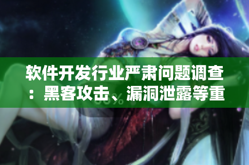 软件开发行业严肃问题调查：黑客攻击、漏洞泄露等重大威胁揭秘