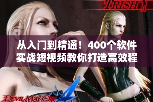 从入门到精通!400个软件实战短视频教你打造高效程序 从入门到精通!400个软件实战短视频教你打造高效程序