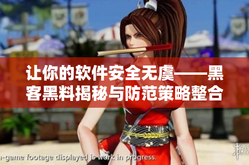 让你的软件安全无虞——黑客黑料揭秘与防范策略整合! 让你的软件安全无虞——黑客黑料揭秘与防范策略整合!