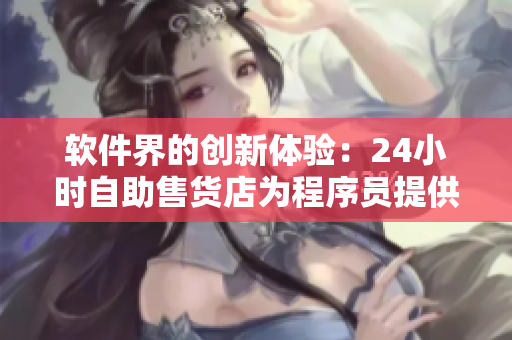 软件界的创新体验：24小时自助售货店为程序员提供智能软件解决方案