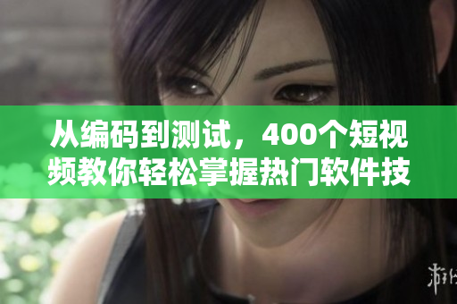 从编码到测试,400个短视频教你轻松掌握热门软件技能 从编码到测试,400个短视频教你轻松掌握热门软件技能