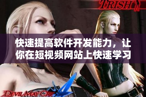 快速提高软件开发能力，让你在短视频网站上快速学习软件编程的秘诀