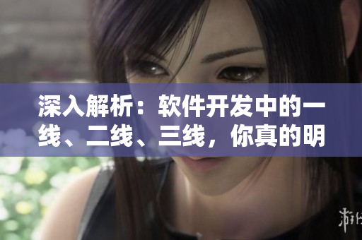 深入解析：软件开发中的一线、二线、三线，你真的明白吗？
