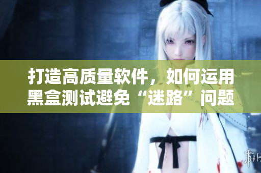 打造高质量软件,如何运用黑盒测试避免“迷路”问题? 打造高质量软件,如何运用黑盒测试避免“迷路”问题?