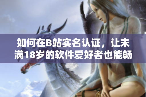 如何在B站实名认证，让未满18岁的软件爱好者也能畅玩？