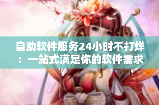 自助软件服务24小时不打烊：一站式满足你的软件需求！