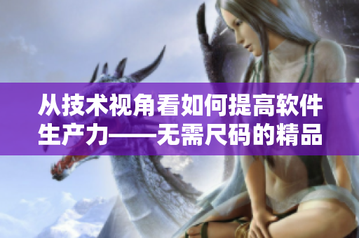 从技术视角看如何提高软件生产力——无需尺码的精品软件产品