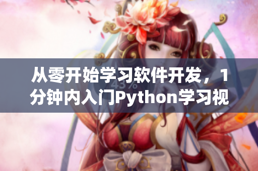 从零开始学习软件开发,1分钟内入门Python学习视频 从零开始学习软件开发,1分钟内入门Python学习视频