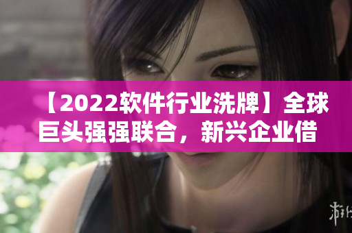 【2022软件行业洗牌】全球巨头强强联合,新兴企业借势崛起 【2022软件行业洗牌】全球巨头强强联合,新兴企业借势崛起