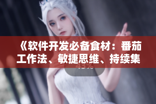 《软件开发必备食材：番茄工作法、敏捷思维、持续集成、自动化测试》