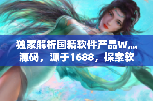 独家解析国精软件产品W灬源码，源于1688，探索软件开发技巧