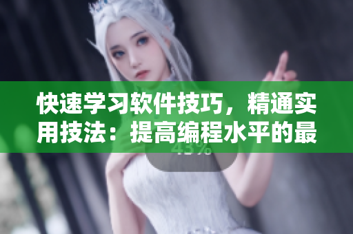 快速学习软件技巧，精通实用技法：提高编程水平的最佳方法