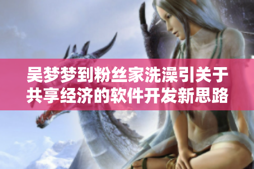 吴梦梦到粉丝家洗澡引关于共享经济的软件开发新思路