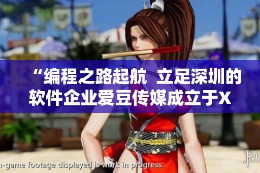“编程之路起航  立足深圳的软件企业爱豆传媒成立于XXX年”