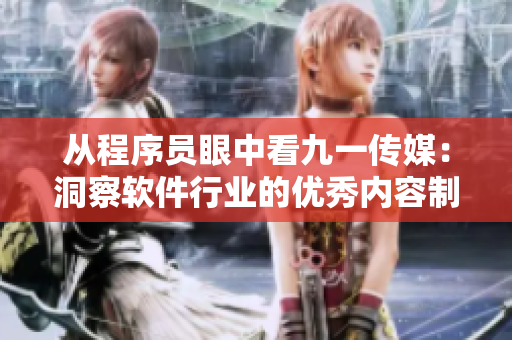 从程序员眼中看九一传媒：洞察软件行业的优秀内容制作工厂
