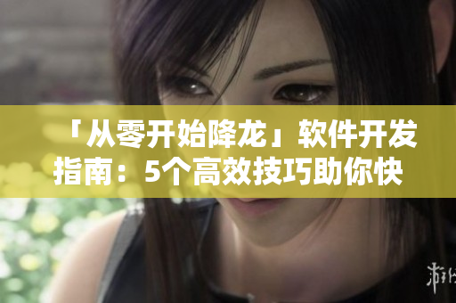 「从零开始降龙」软件开发指南：5个高效技巧助你快速编写出优秀的代码