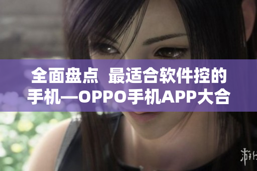 全面盘点  最适合软件控的手机—OPPO手机APP大合集