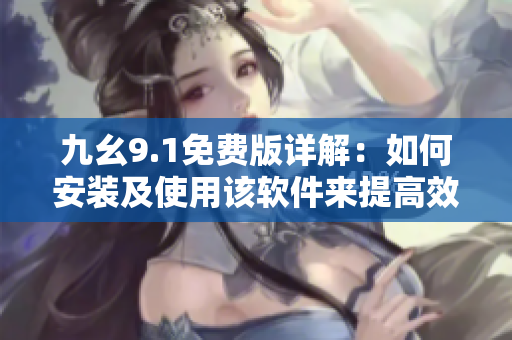 九幺9.1免费版详解：如何安装及使用该软件来提高效率？