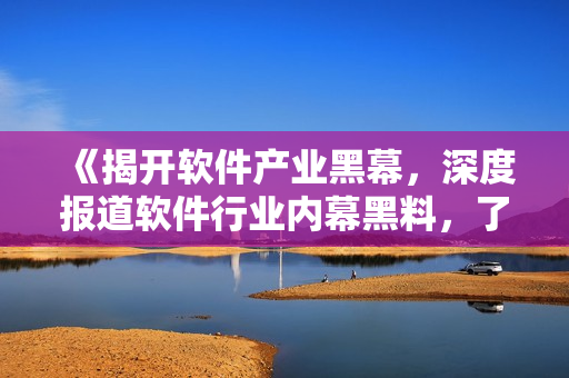 《揭开软件产业黑幕,深度报道软件行业内幕黑料,了解真相》 《揭开软件产业黑幕,深度报道软件行业内幕黑料,了解真相》