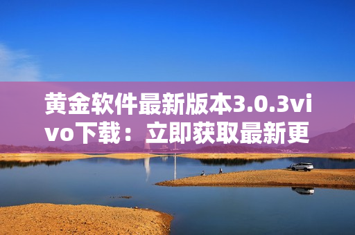 黄金软件最新版本3.0.3vivo下载：立即获取最新更新