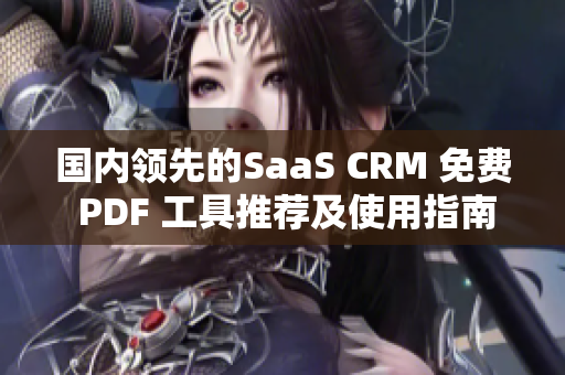 国内领先的SaaS CRM 免费 PDF 工具推荐及使用指南