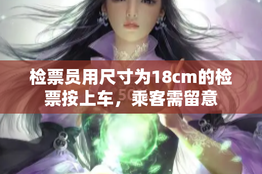 检票员用尺寸为18cm的检票按上车，乘客需留意