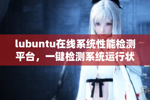lubuntu在线系统性能检测平台，一键检测系统运行状态