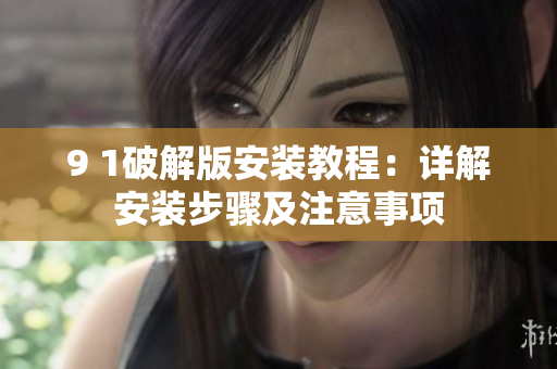 9 1破解版安装教程：详解安装步骤及注意事项