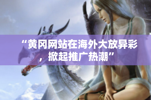 “黄冈网站在海外大放异彩，掀起推广热潮”