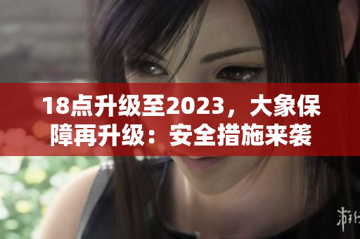 18点升级至2023，大象保障再升级：安全措施来袭