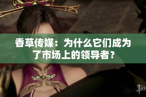 香草传媒：为什么它们成为了市场上的领导者？