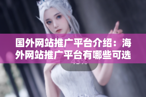 国外网站推广平台介绍：海外网站推广平台有哪些可选？