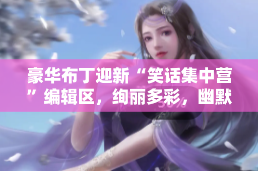 豪华布丁迎新“笑话集中营”编辑区，绚丽多彩，幽默大爆发