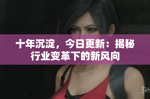 十年沉淀，今日更新：揭秘行业变革下的新风向