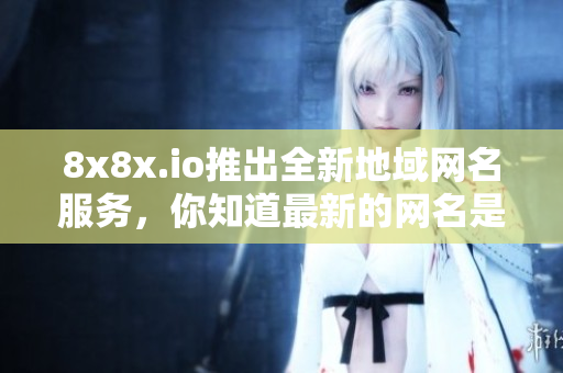 8x8x.io推出全新地域网名服务，你知道最新的网名是啥？