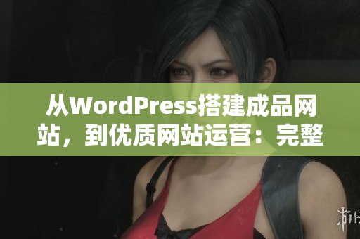 从WordPress搭建成品网站，到优质网站运营：完整教程