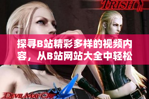 探寻B站精彩多样的视频内容，从B站网站大全中轻松下载你喜爱的视频资源