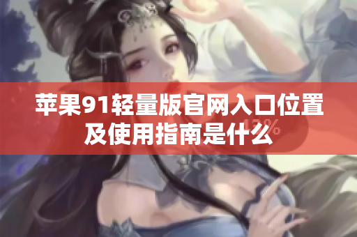 苹果91轻量版官网入口位置及使用指南是什么
