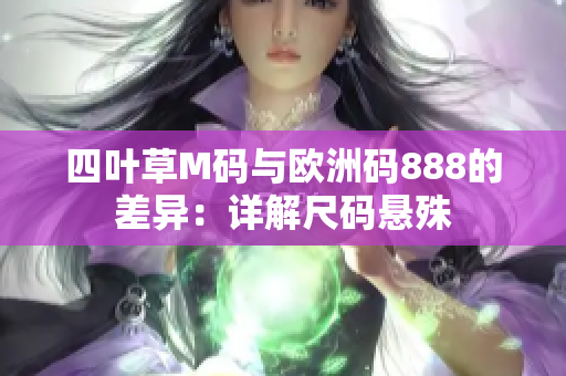 四叶草M码与欧洲码888的差异：详解尺码悬殊