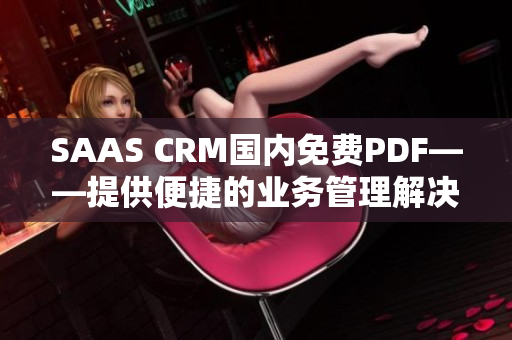 SAAS CRM国内免费PDF——提供便捷的业务管理解决方案
