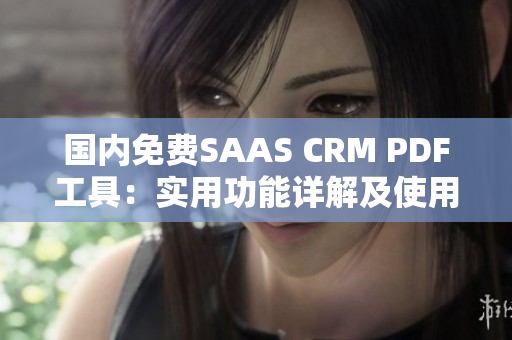 国内免费SAAS CRM PDF工具：实用功能详解及使用指南