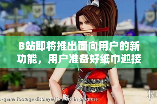 B站即将推出面向用户的新功能，用户准备好纸巾迎接吗？