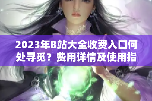 2023年B站大全收费入口何处寻觅？费用详情及使用指南揭秘