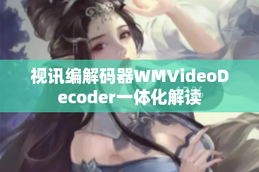 视讯编解码器WMVideoDecoder一体化解读