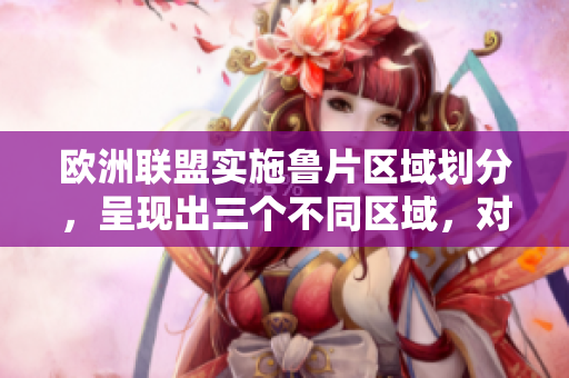 欧洲联盟实施鲁片区域划分，呈现出三个不同区域，对比各区特点